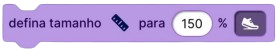 Bloco Defina Tamanho